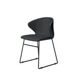 Cafe chair in shadow grey