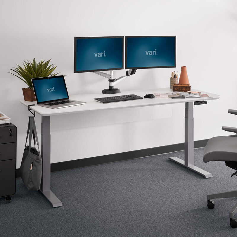 Electric standing desk 72x30 lowered in office image number null