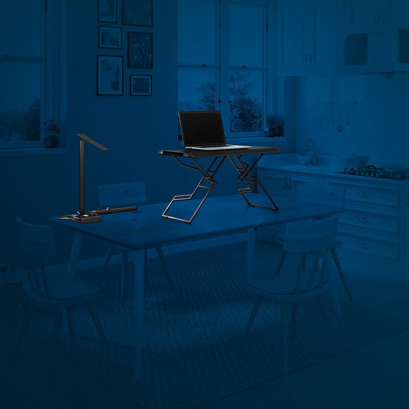 sit-stand tabletop set products outlined on a blue background image number null