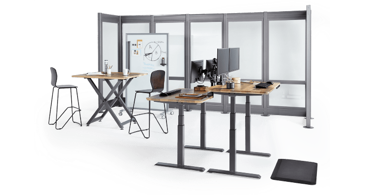 Vari flexible workspace solutions, standing desks, and accessories